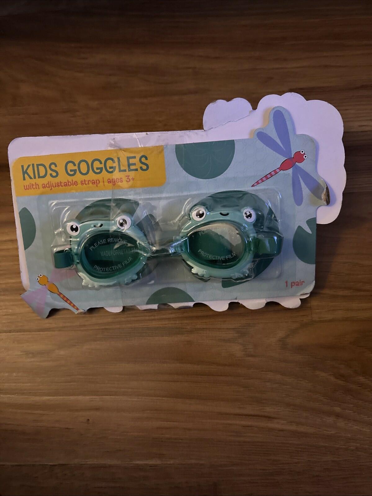 Unbranded Kids Swim Goggles 2-Pack Adjustable Strap