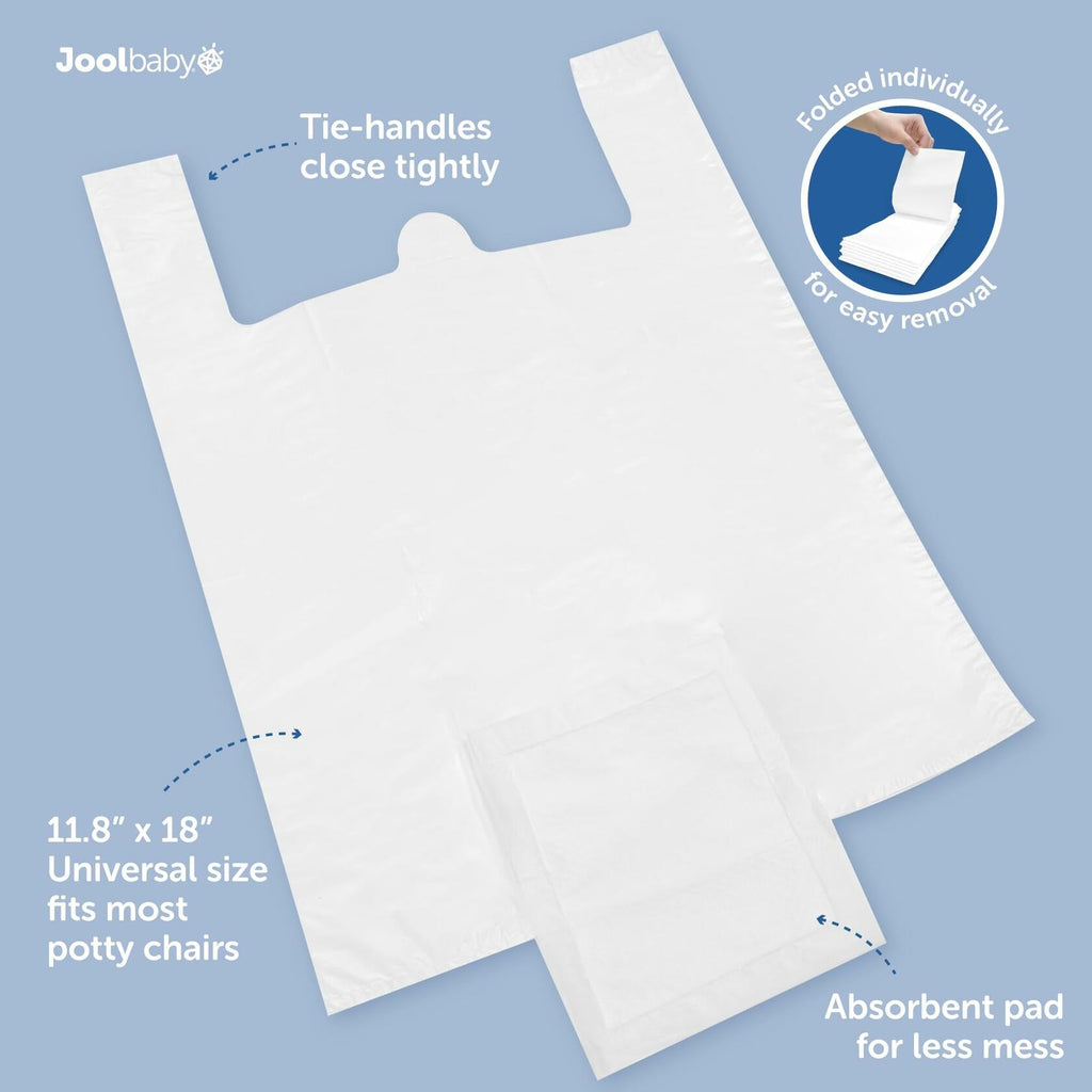 Jool Baby Disposable Potty Liners Universal Fit Super-Absorbent 30 Count