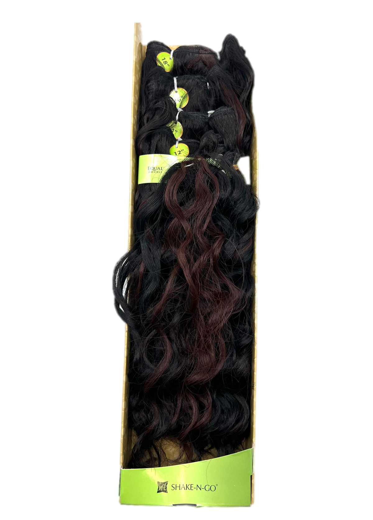FreeTress Equal Appeal Curl Synthetic Weave, 4 Pcs with Closure