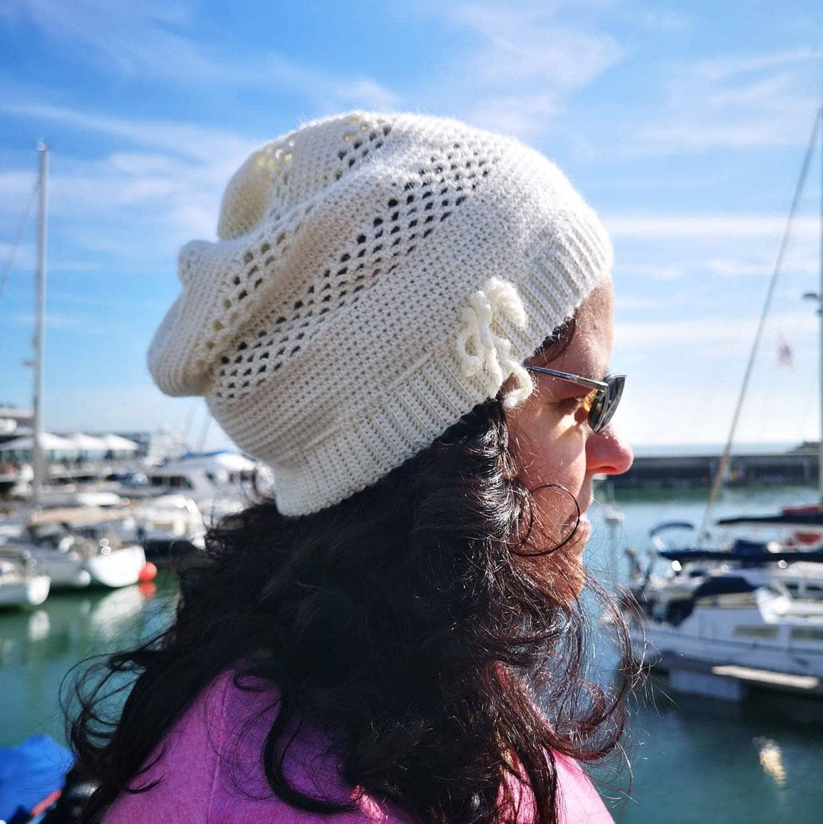 Out of the Snow Beanie Crochet Pattern