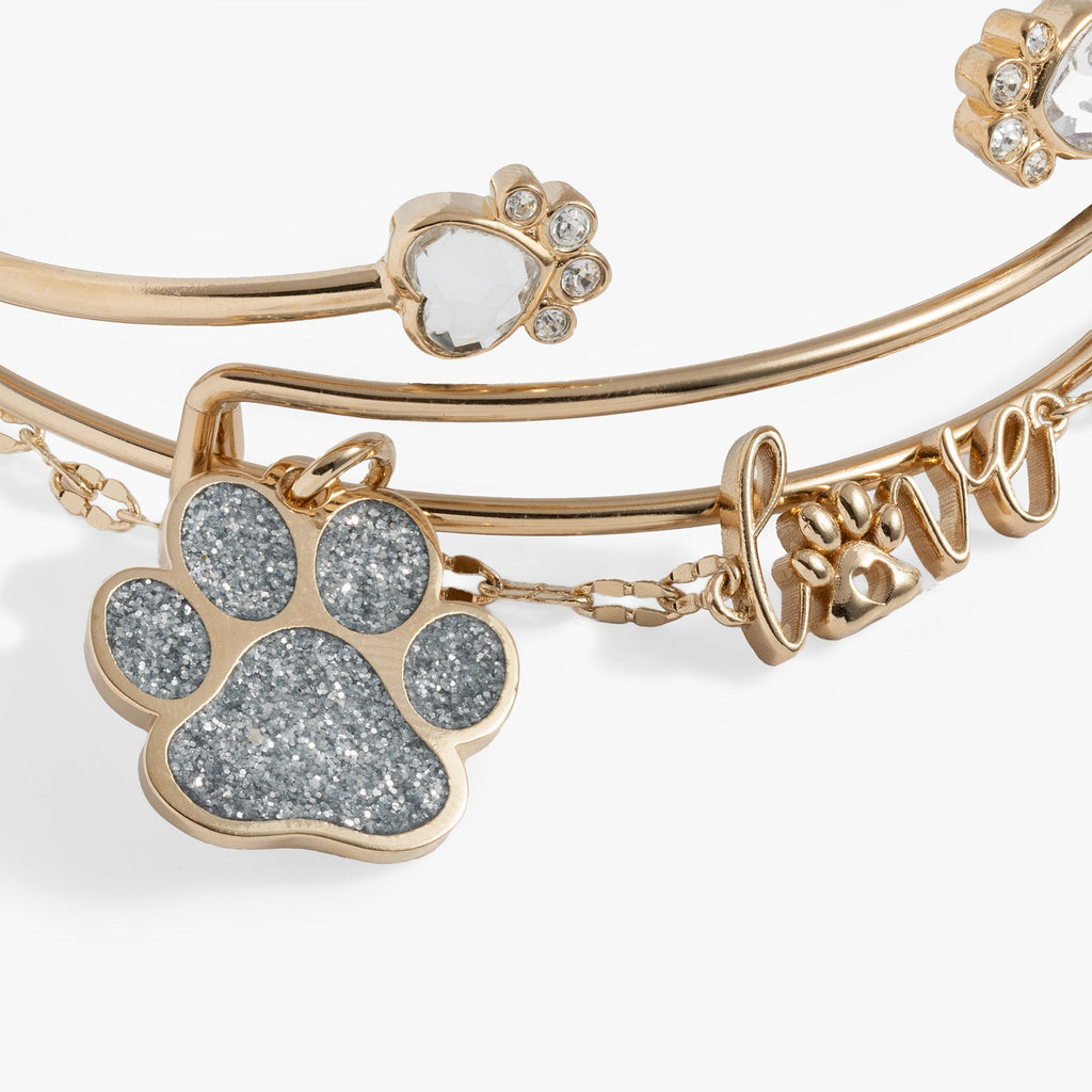'Paws of Love' Bracelet Set of 3