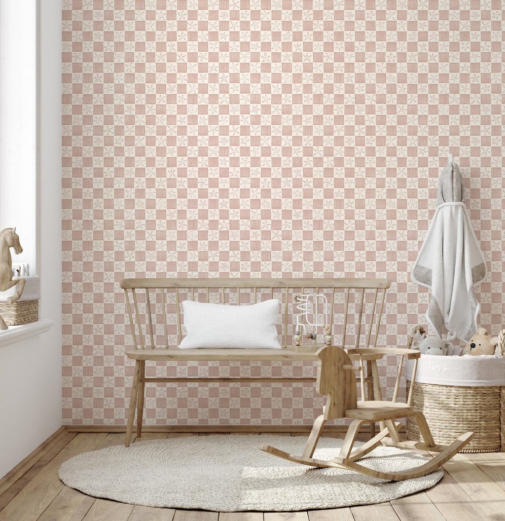 Shellie Wallpaper by Niranjana Mani Design