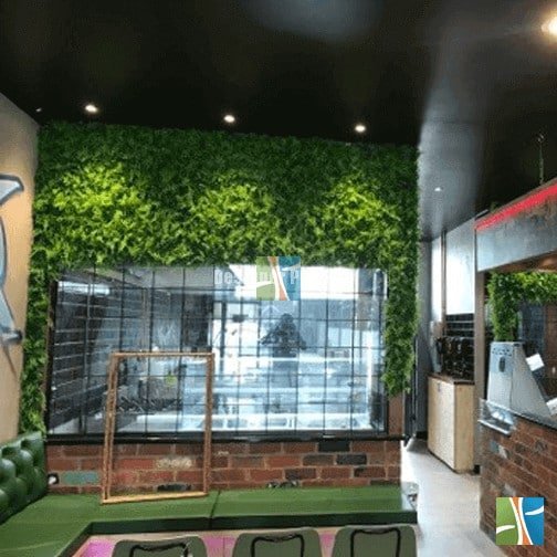 Sample Panel – Lush Fern Green Wall (Small Sample)