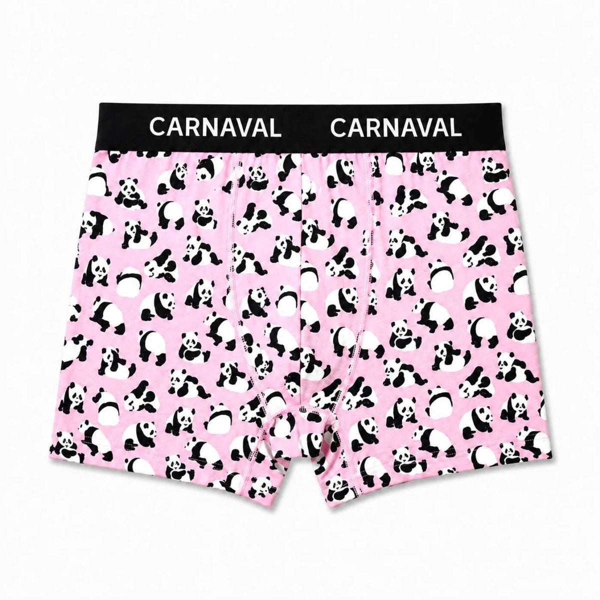 Carnaval Socks Pink Panda Pattern Boxer Shorts XL 1 Count