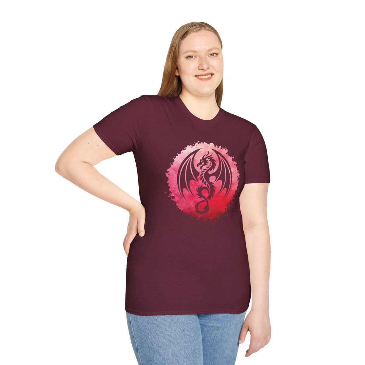 Red Dragon Silhouette T-Shirt