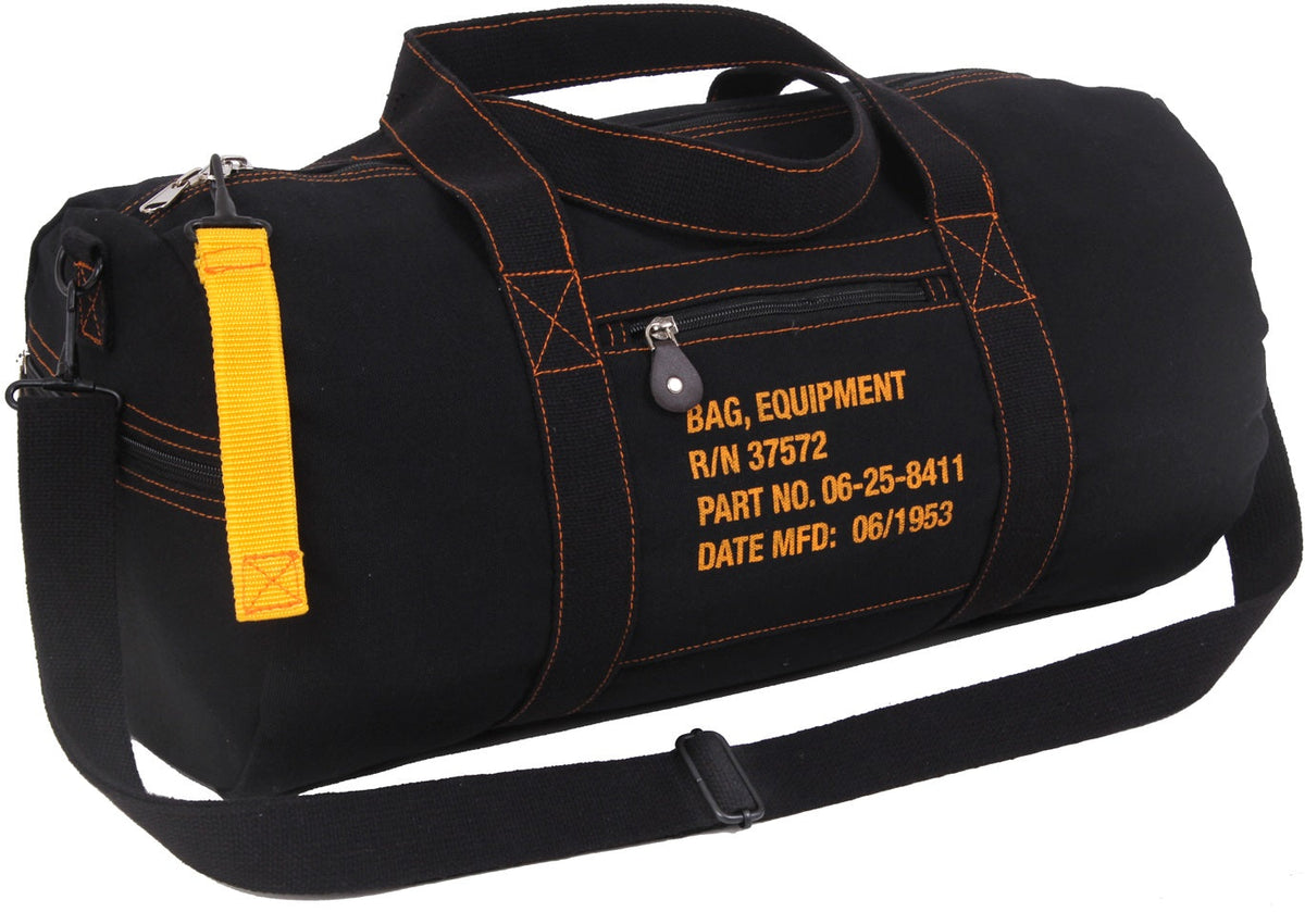 Rothco Canvas Equipment Bag - Military Stencil