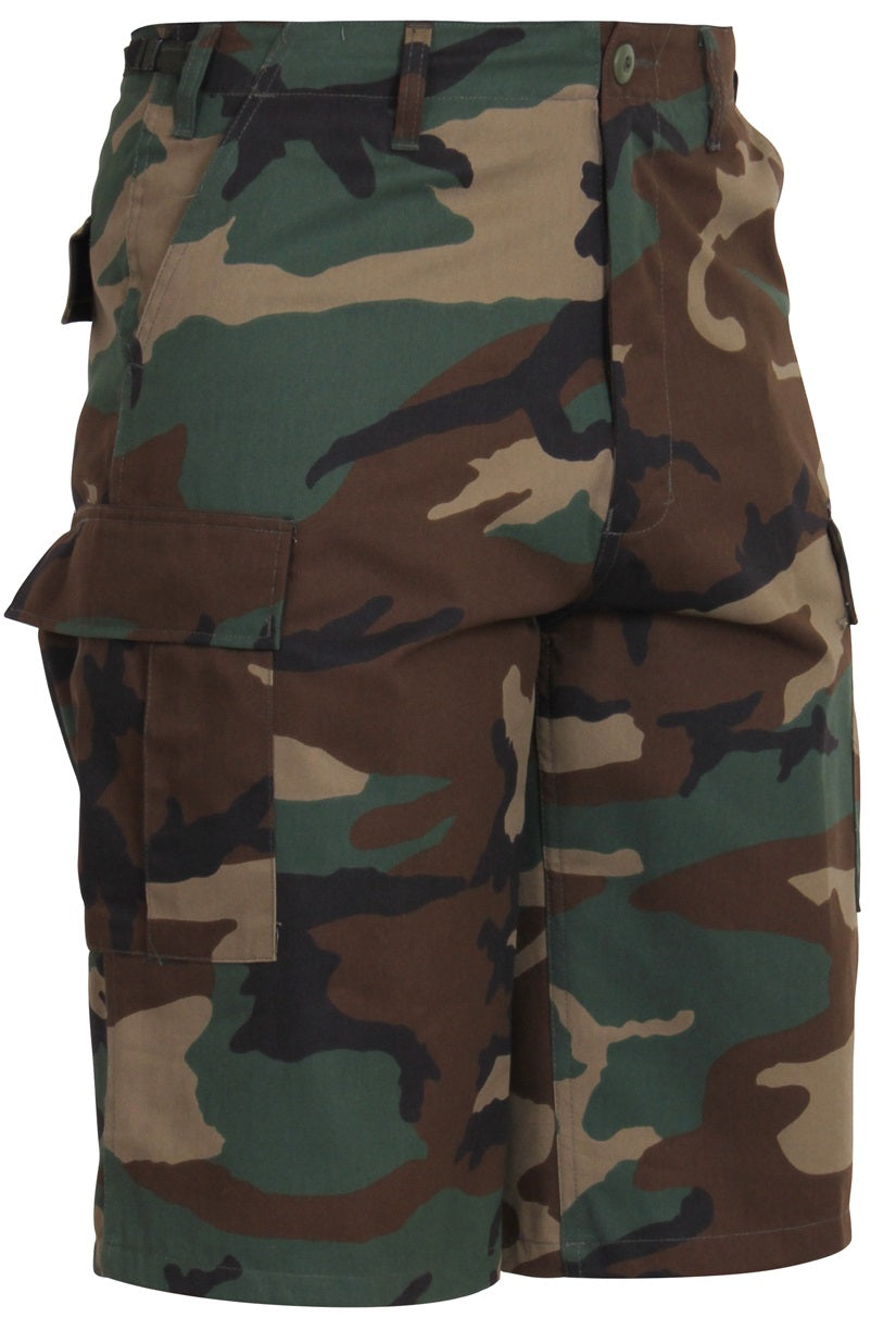Rothco Long Length Camo BDU Shorts