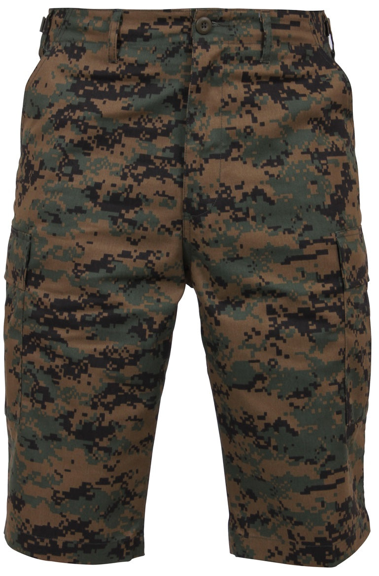 Rothco Long Length Camo BDU Shorts
