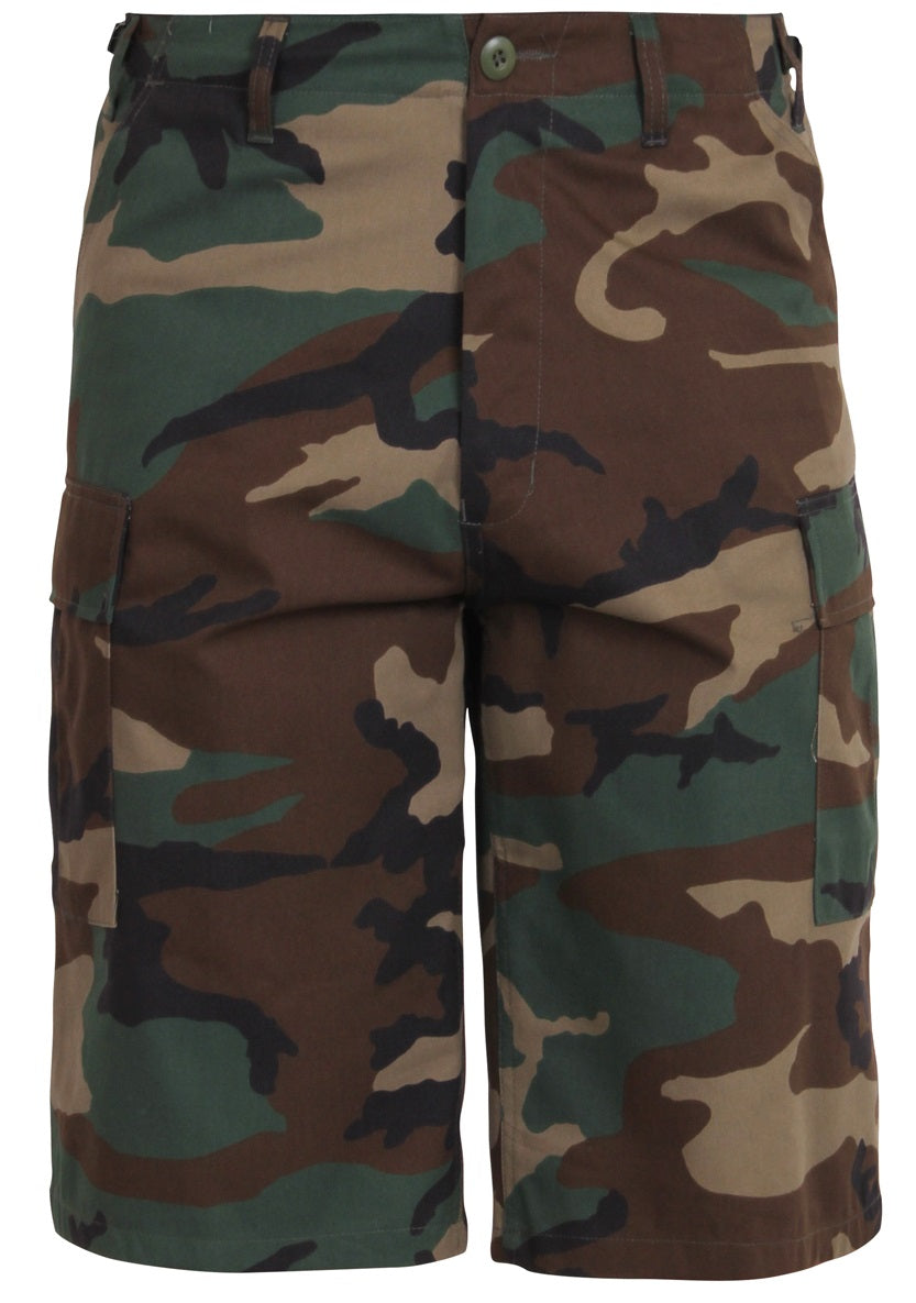 Rothco Long Length Camo BDU Shorts