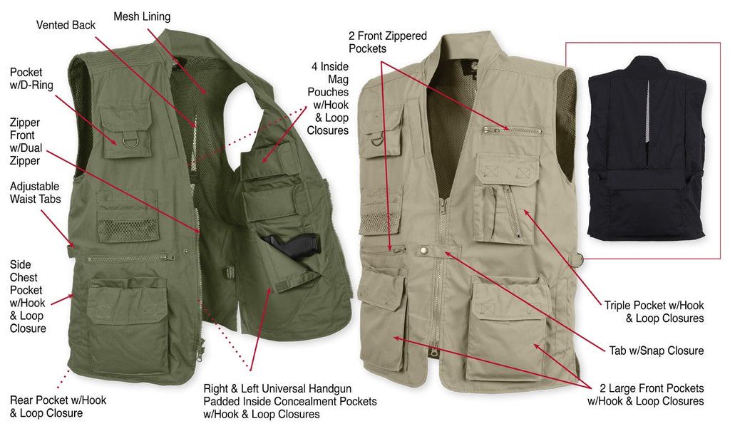 Rothco Plainclothes Concealed Carry Vest