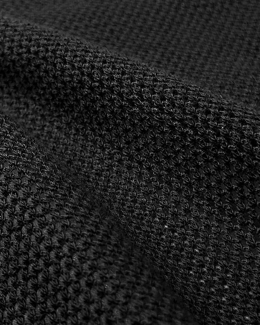 Rough Knit Low Rise Brief Black