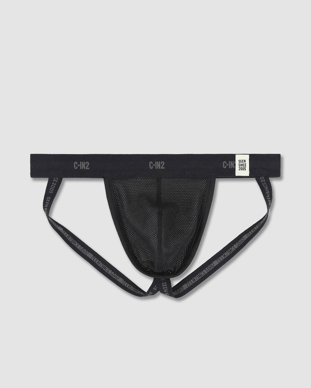 Rough Knit Jock Black