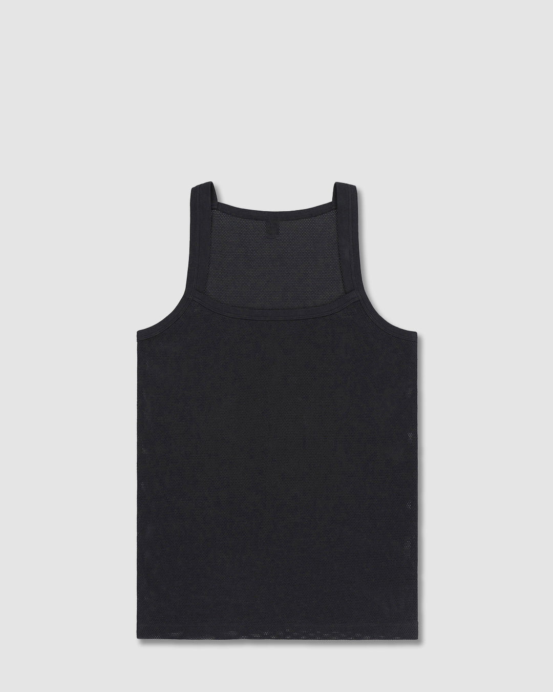Rough Knit Tank Black