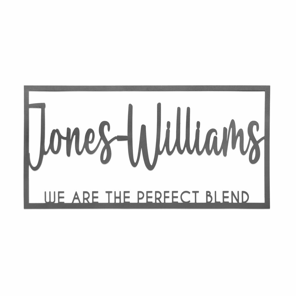 [COL] This is Us Family Name Sign - House Name Sign Metal Wall Decor