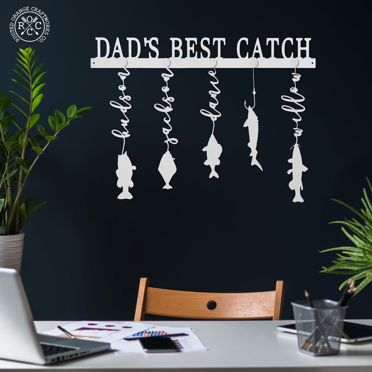 [COL] Reely Great Family Names Fish Sign Personalized - Father's Day, Dad, Grandpa