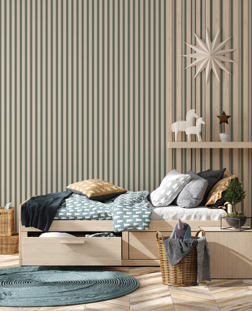 Curt Wallpaper by Hailey Kiefer Designs