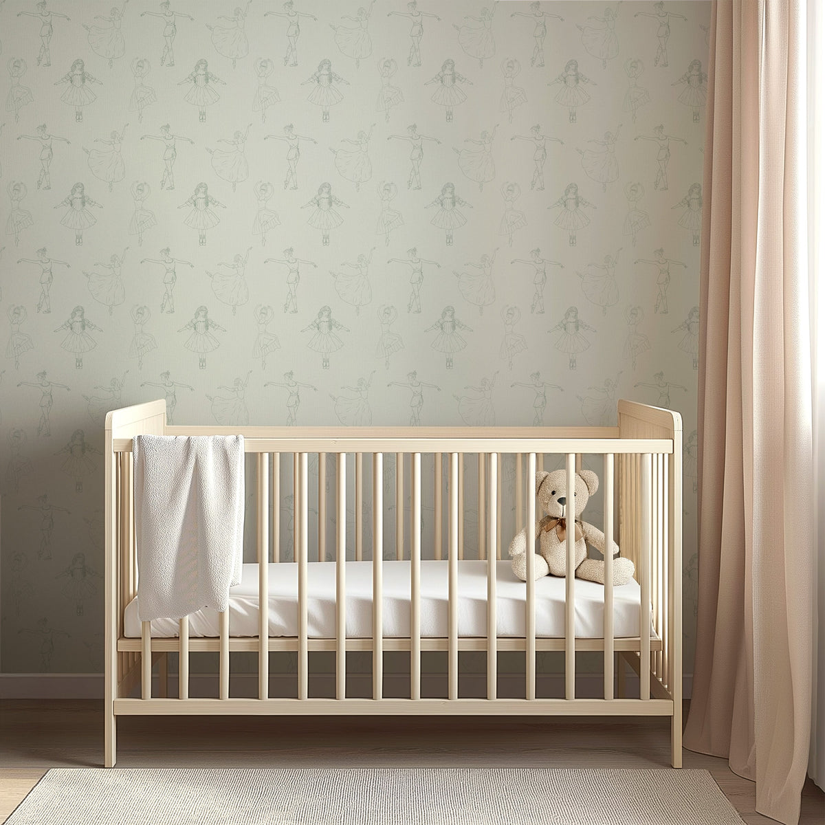 Arabella Wallpaper by Painted Hawk Design
