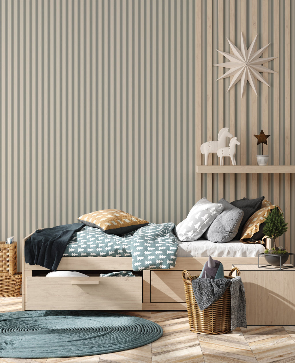 Curt Wallpaper by Hailey Kiefer Designs