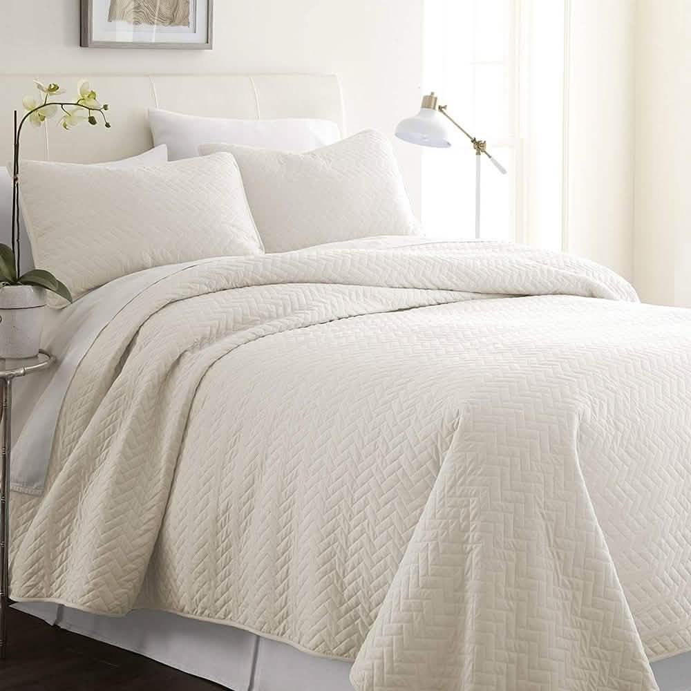 Simply Soft Quilted Coverlet Set - Assorted Styles
