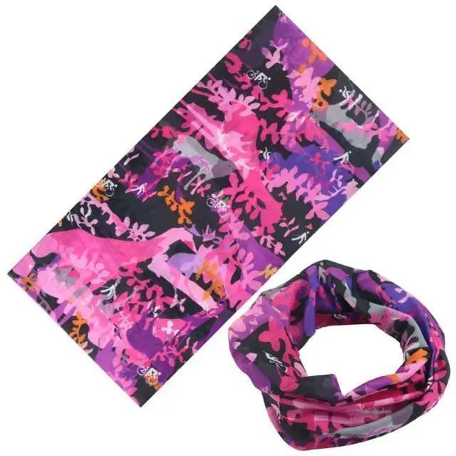 Soft And Comfortable Silk Scarf Unisex Magic Scarf Outdoor Sports Bicycle Headband Bike Cycling Neck Tube Warmer Riding Bandanas Face Mask