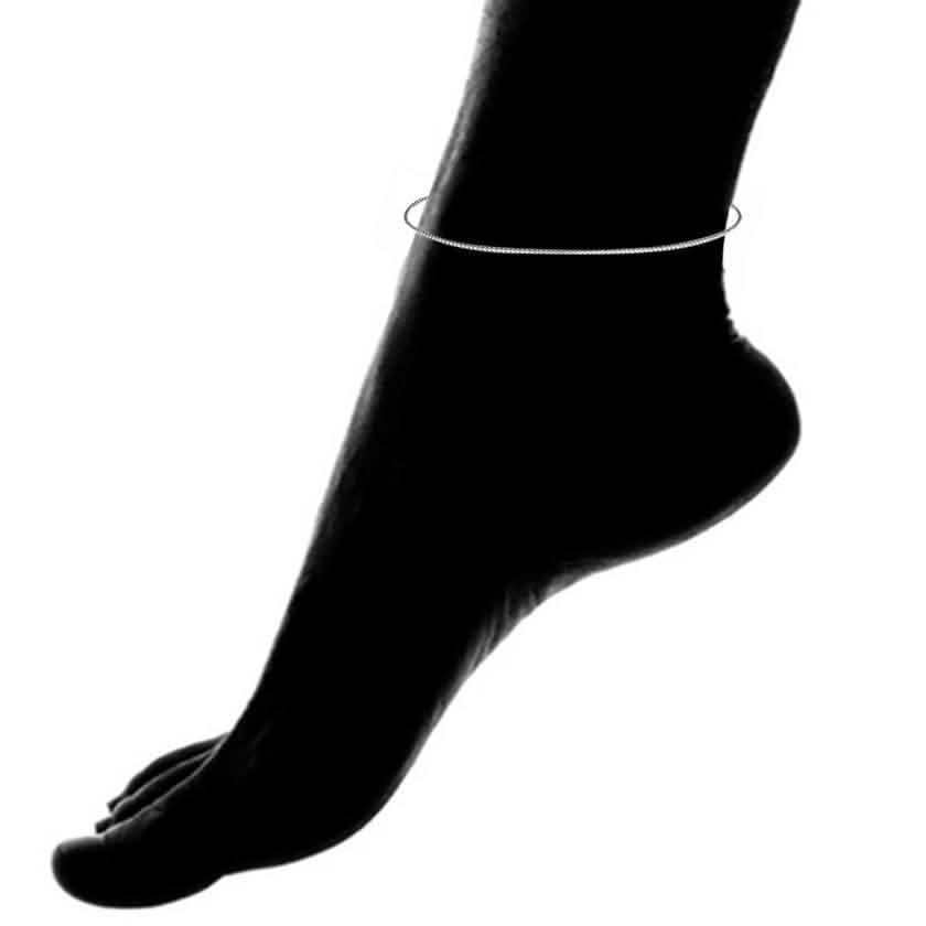 Sterling Silver Italian Made Anklets