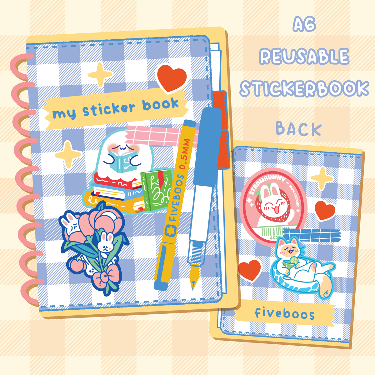 [PREORDER] Sticker Collector Reusable Sticker Book