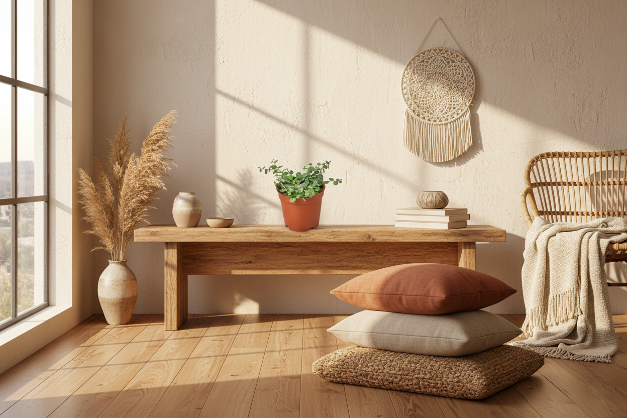 String of Turtles — Sitting on Surface in Bohemian Room