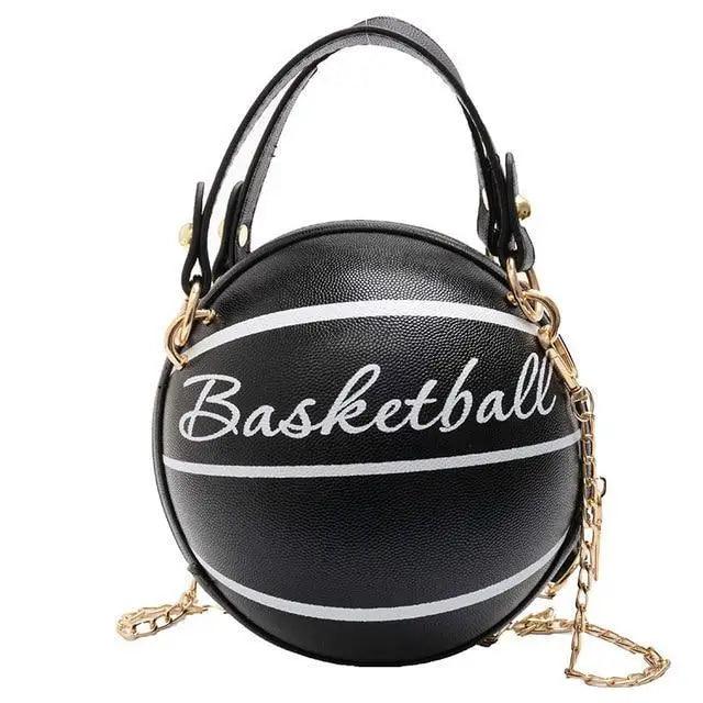 Stunning Ball Purses For Teenagers And Women Stylish Shoulder Bags, Crossbody Chain Hand Bags Personalit Leather Pink Basketball Bag For Females