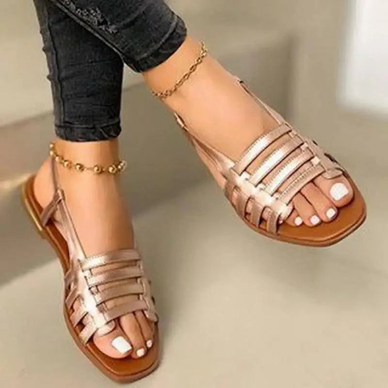 Summer Cristal Shine Women's Sandal Fashion Comfortable Luxury Non Slip Sandals