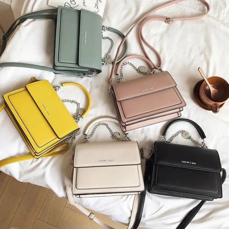 Super Stylish Square bag For Females High quality PU Leather Women's Designer Handbag Travel Shoulder Bag