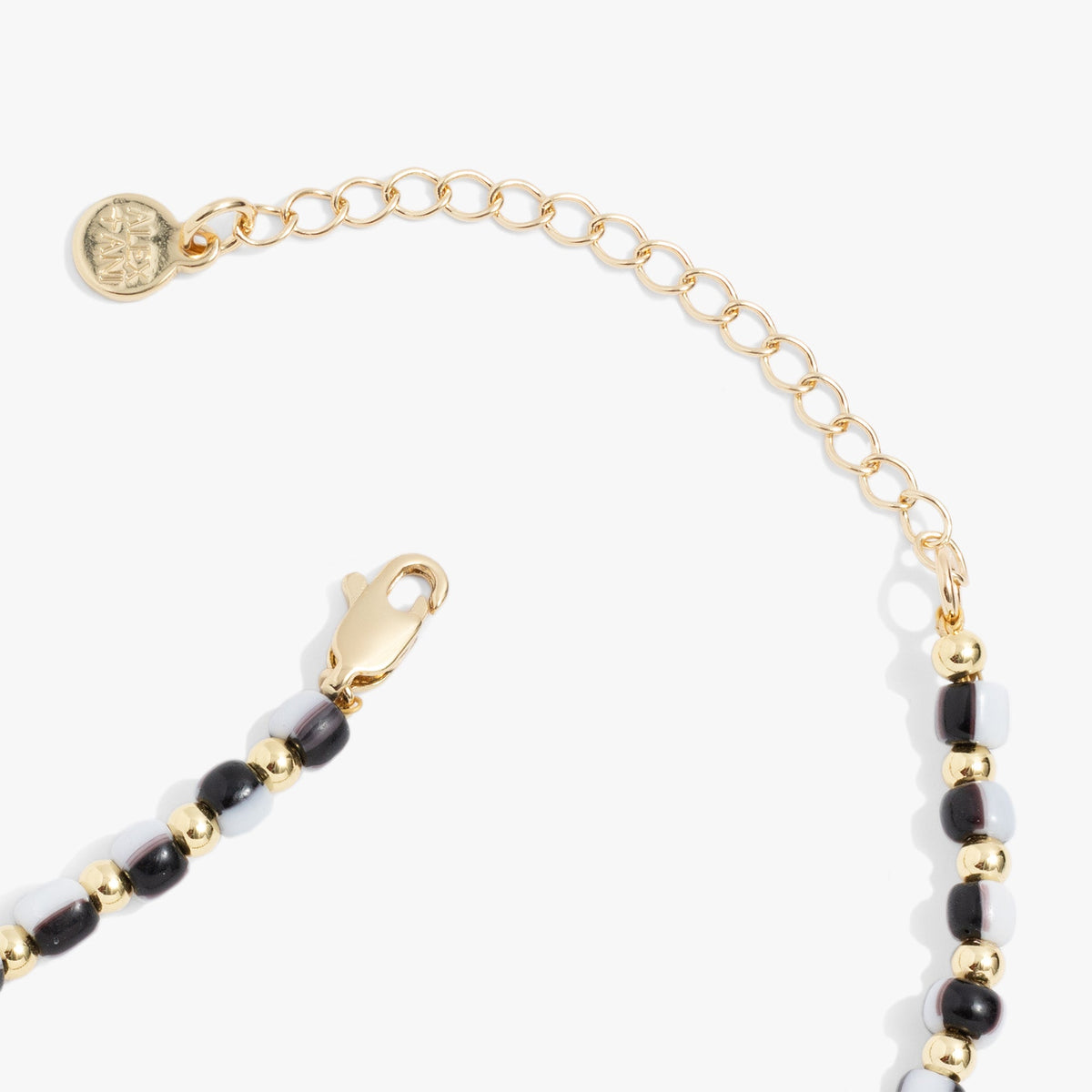 Toile Beaded Palm Pendant Necklace