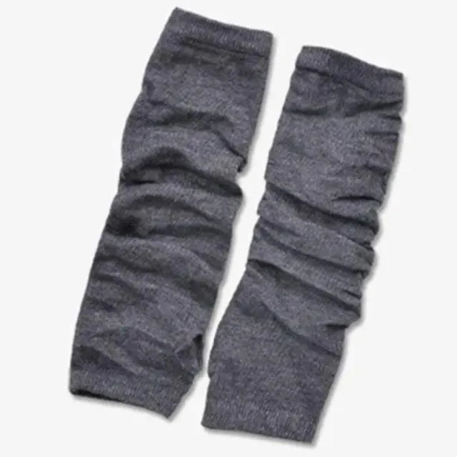 Trendy Winter Long Section Of Wool Fingerless Gloves Casual Wear Gloves In Winter For Women Long Fingerless Gloves Womens Winter Warmer Knitted Arm Sleeve Casual Soft Gloves Arm Warmer