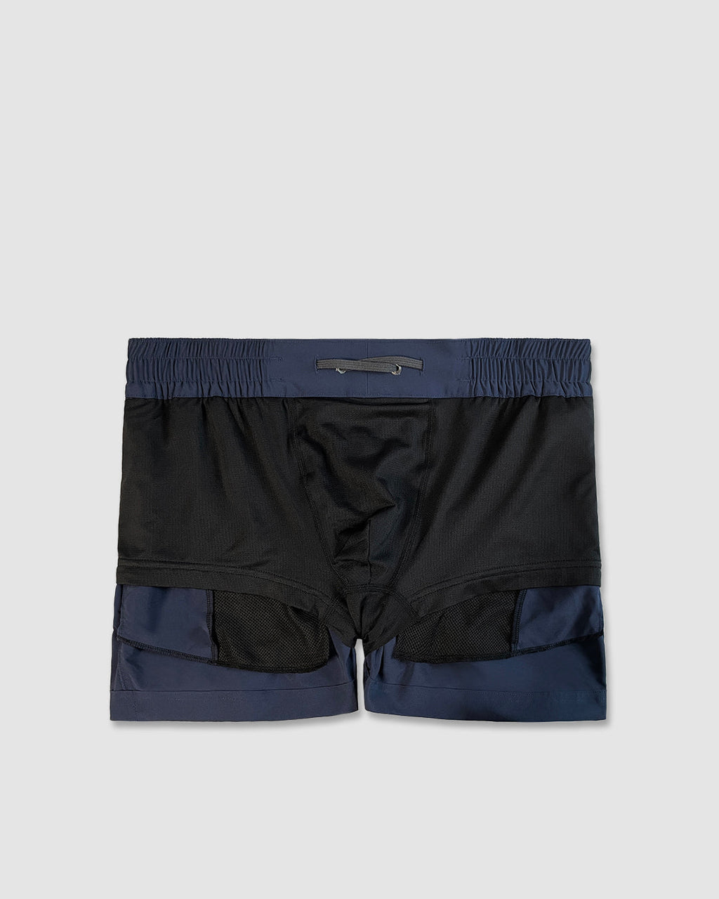 Swim Shorts Navy White Horizontal Stripes