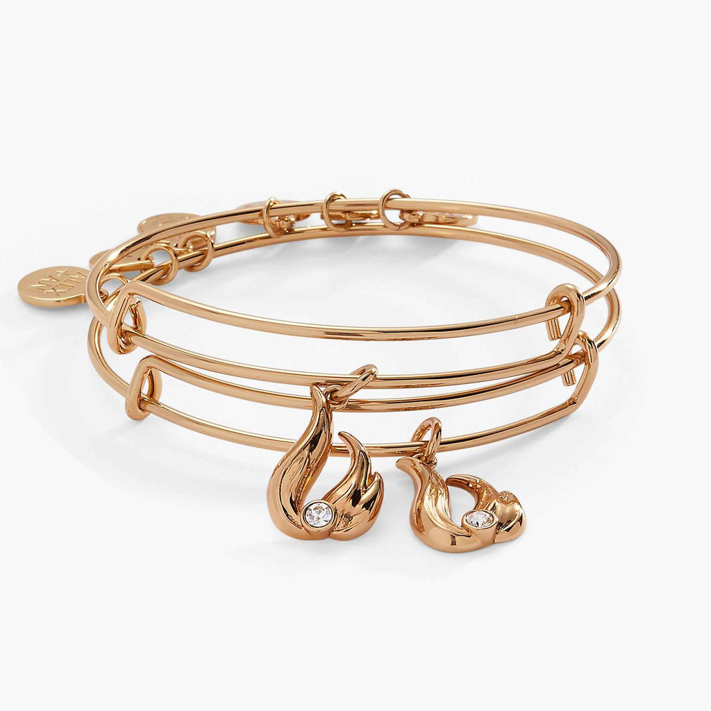 Twin Flame BFF Bangle Set of 2
