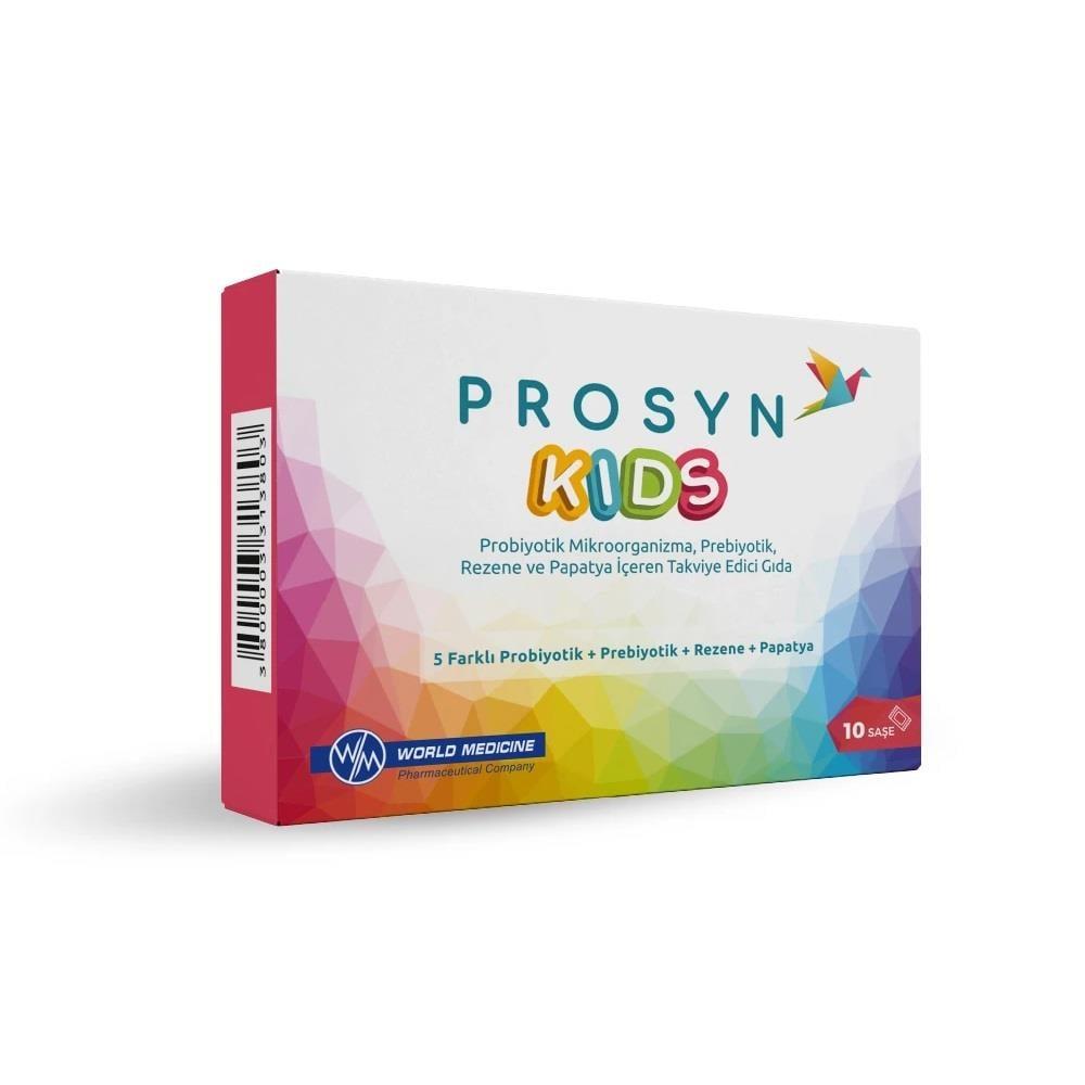Prosyn Probiotic Supplement for Kids - Supports Digestive Health, Gluten-Free, Allergen-Friendly - Prosyn Kids Probiotic 10 Sachets