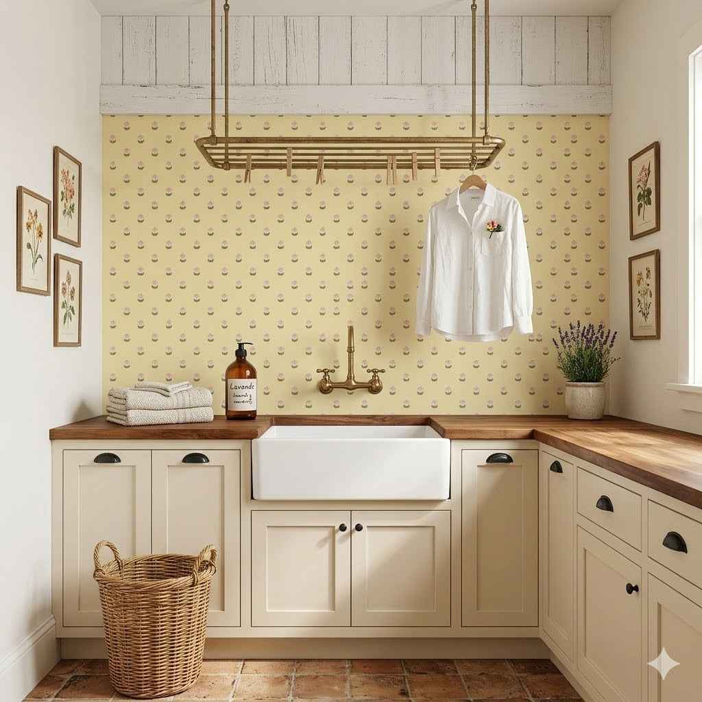 Pansie Wallpaper by The Lil Dills Shop