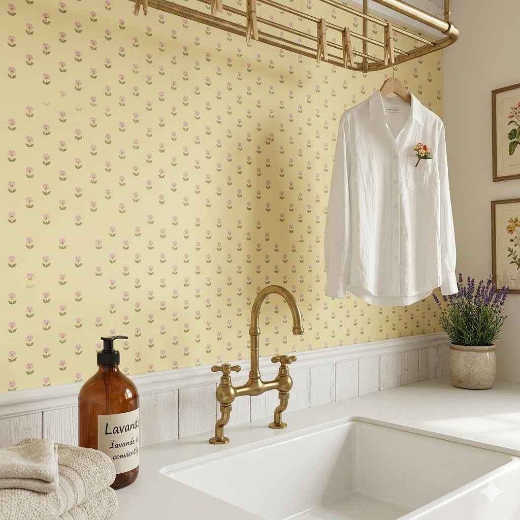 Pansie Wallpaper by The Lil Dills Shop