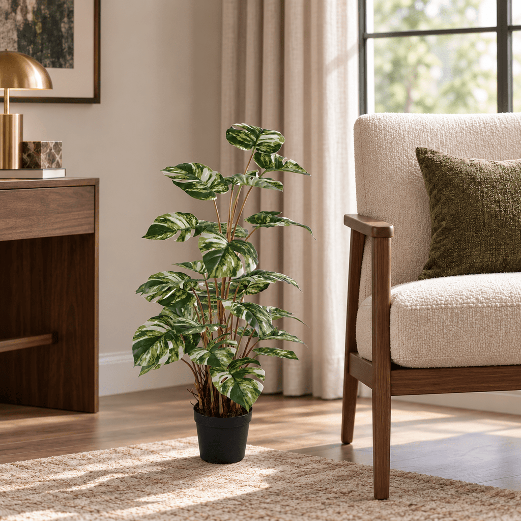 Monstera Deliciosa Artificial Tree 35.4in