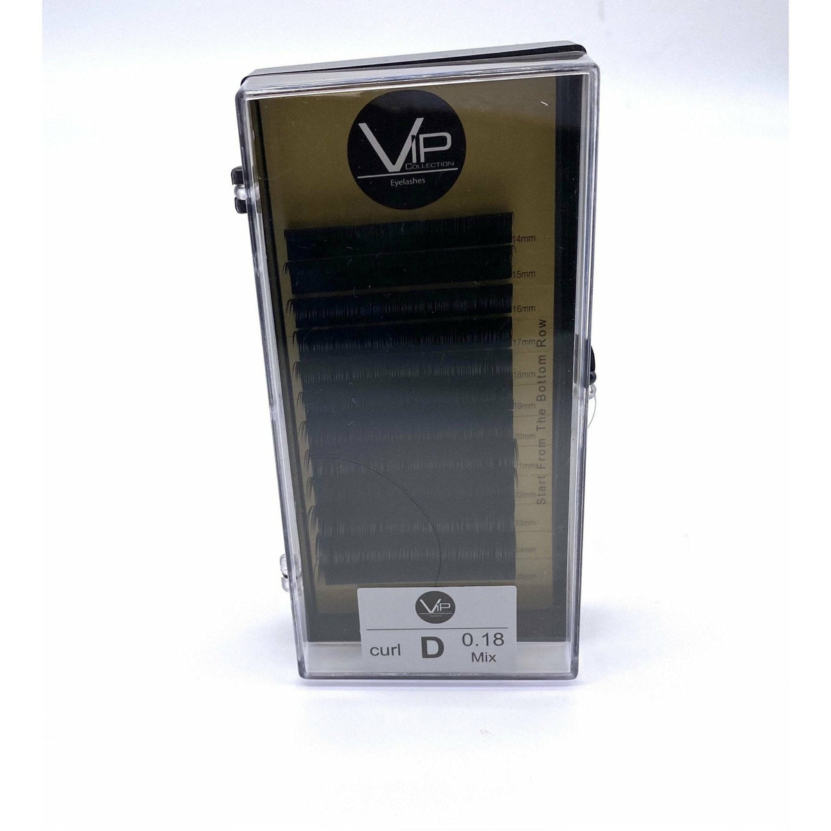 VIP Faux Mink Lash Extensions 0.18 mm C Curl | 12-Line Tray