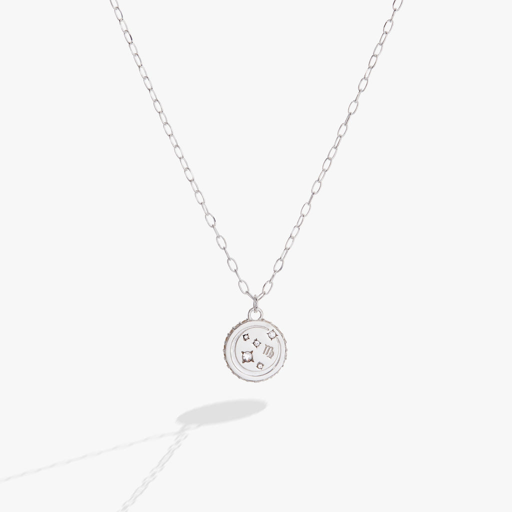 Virgo Zodiac Precious Necklace