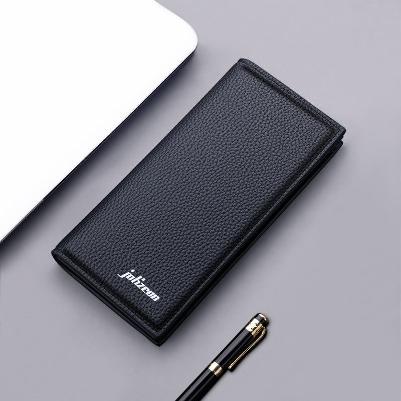 Wallet Men's Long Section Young People Thickened Large Capacity Wallet Suit Bag Plus Simple Men's Wallet