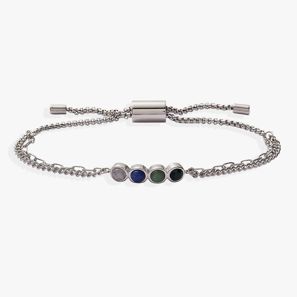 Wife Hidden Message Acrostic Bolo Bracelet