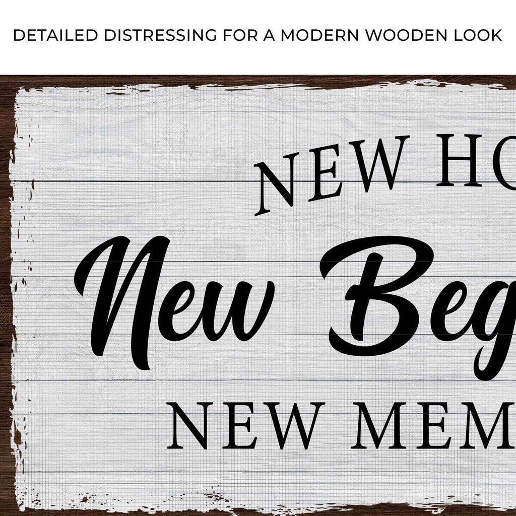 New Home Sign